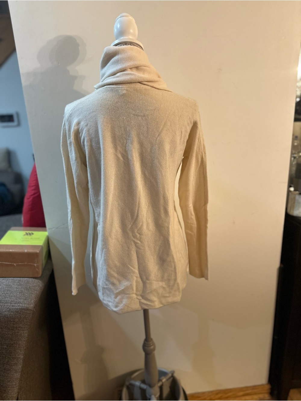Vince Cream Cowl-Neck Knit Sweater - Picture 5 of 10